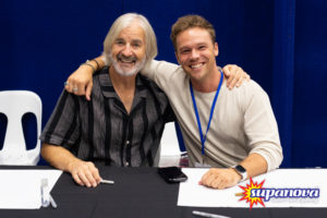 Supa-Stars John Jarratt and Lincoln Lewis (The Possessed)