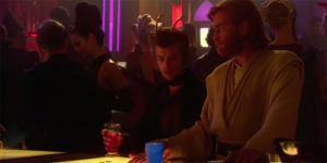 Matt Doran opposite Ewan McGregor in 'Star Wars: Episode II – Attack of the Clones'.