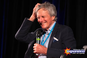 Photograph of Nicholas Hammond at Supanova 2022 - Melbourne.