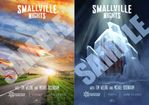 Sample of the 'Smallville Nights' posters.