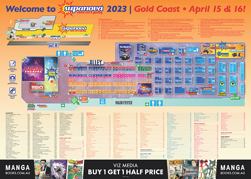 Event Guide for Supanova 2023 Gold Coast and Melbourne! Supanova