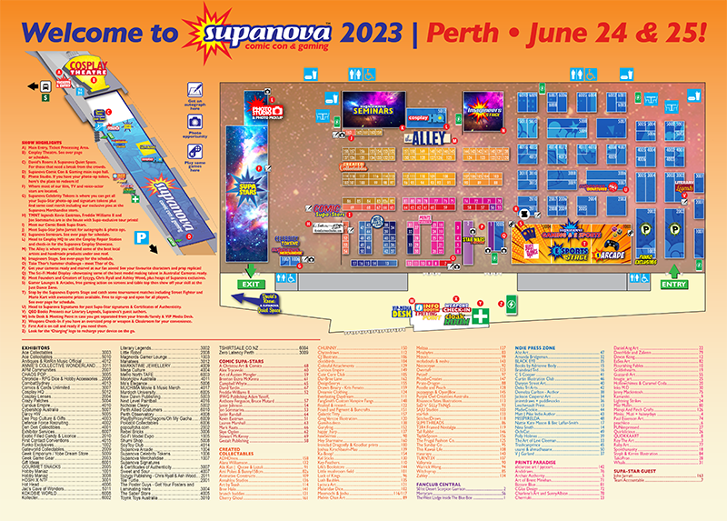 Event Guide for Supanova 2023 Sydney & Perth! Supanova Comic Con
